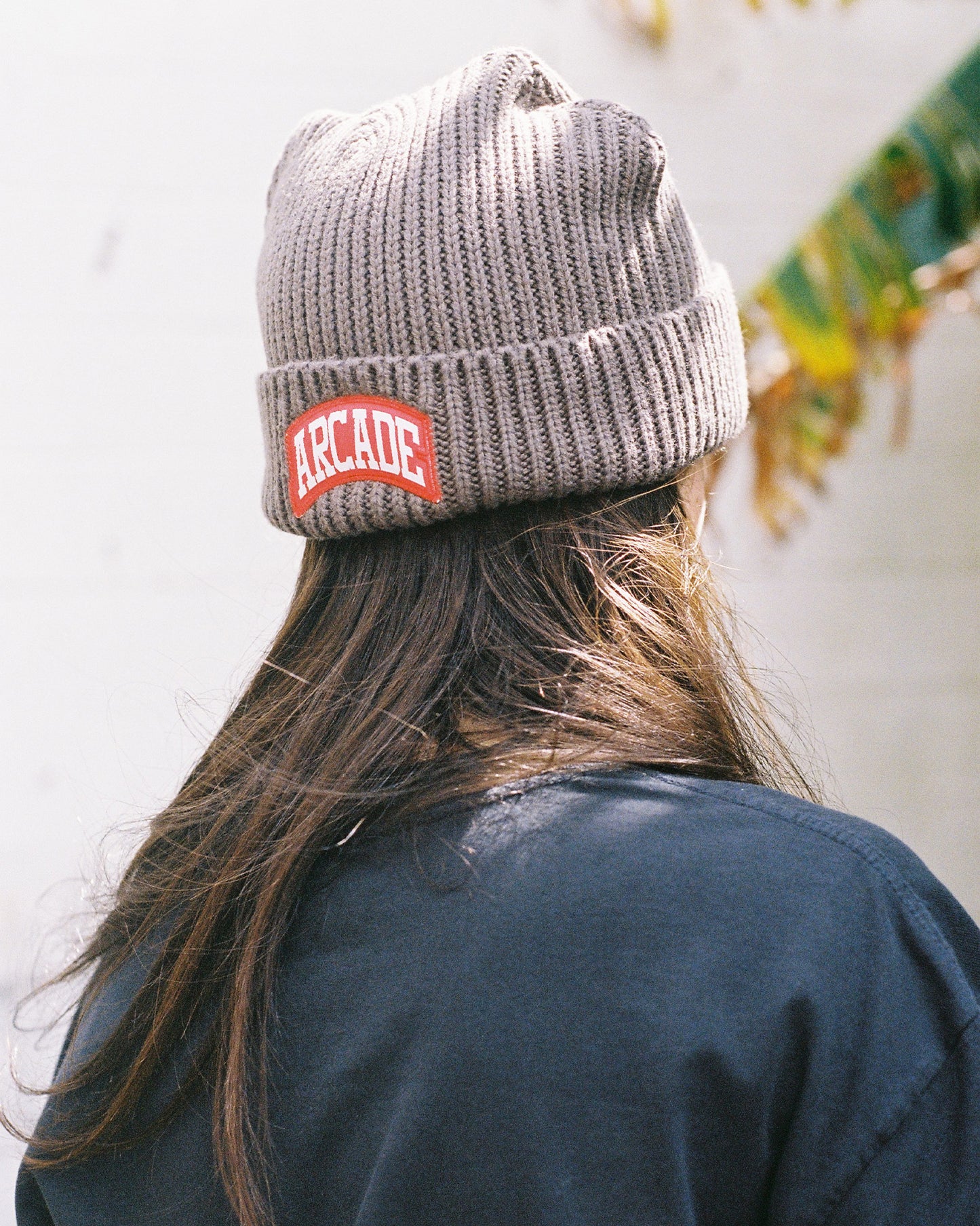 Arch Patch Beanie – Black