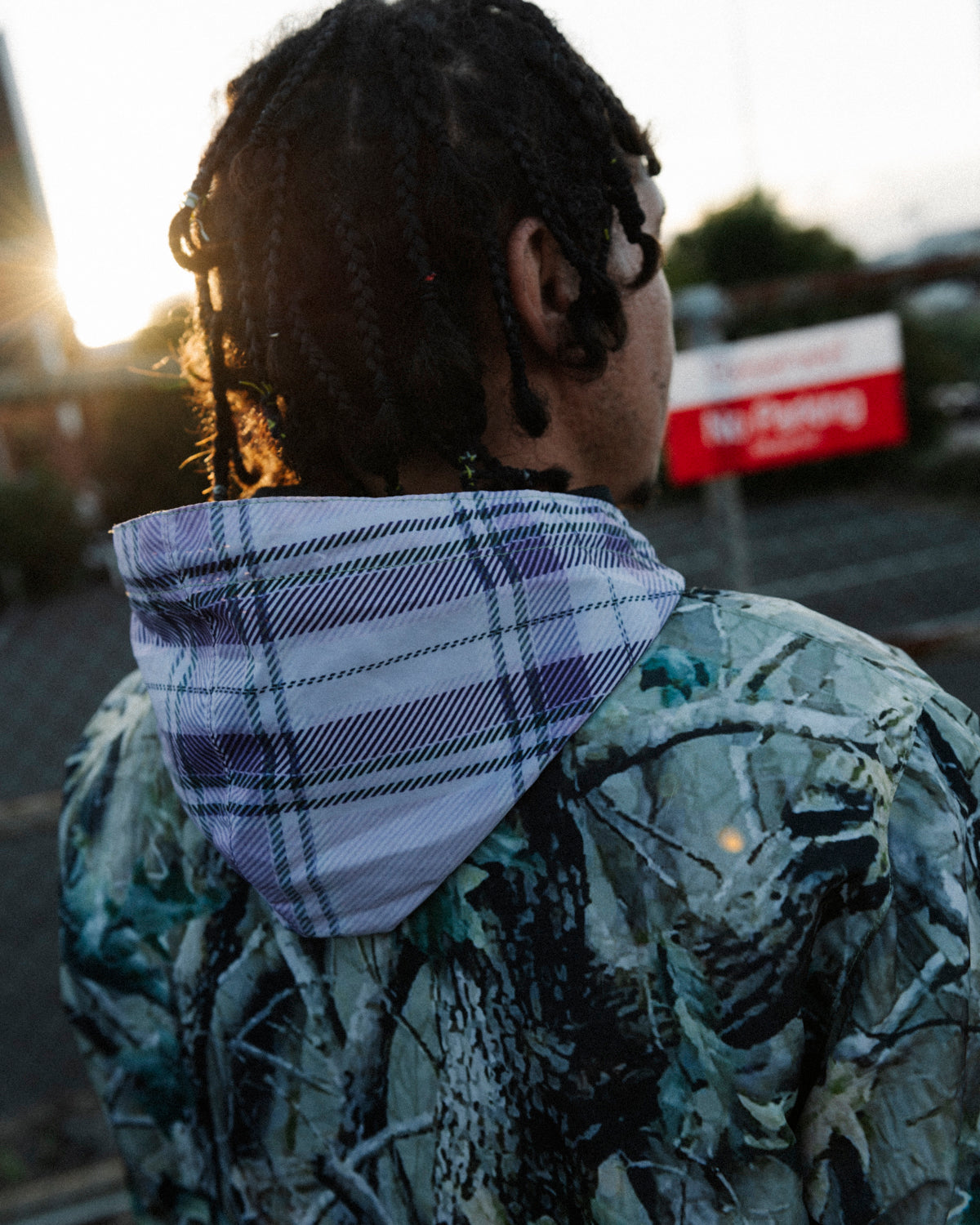 Two Tone Anorak (Camo/ Plaid)