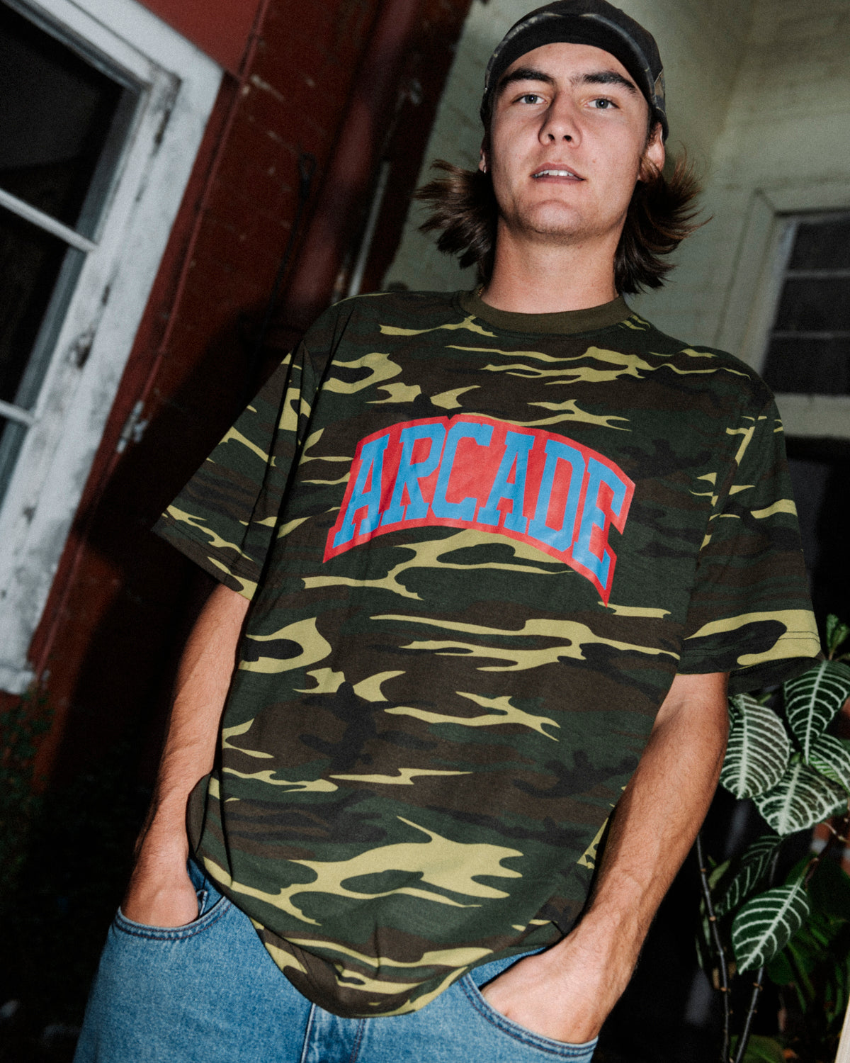 Camo Arch Tee (Natural World Green)