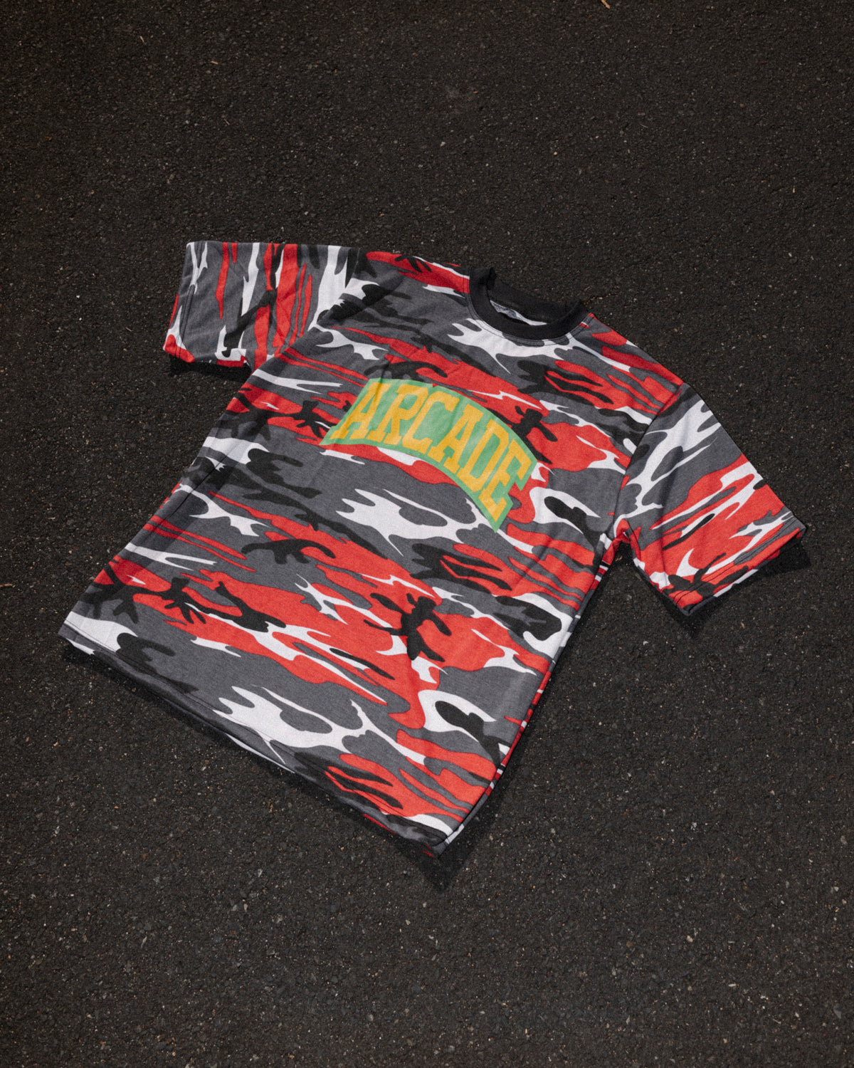 Camo Arch Tee (Forest Fire Red)