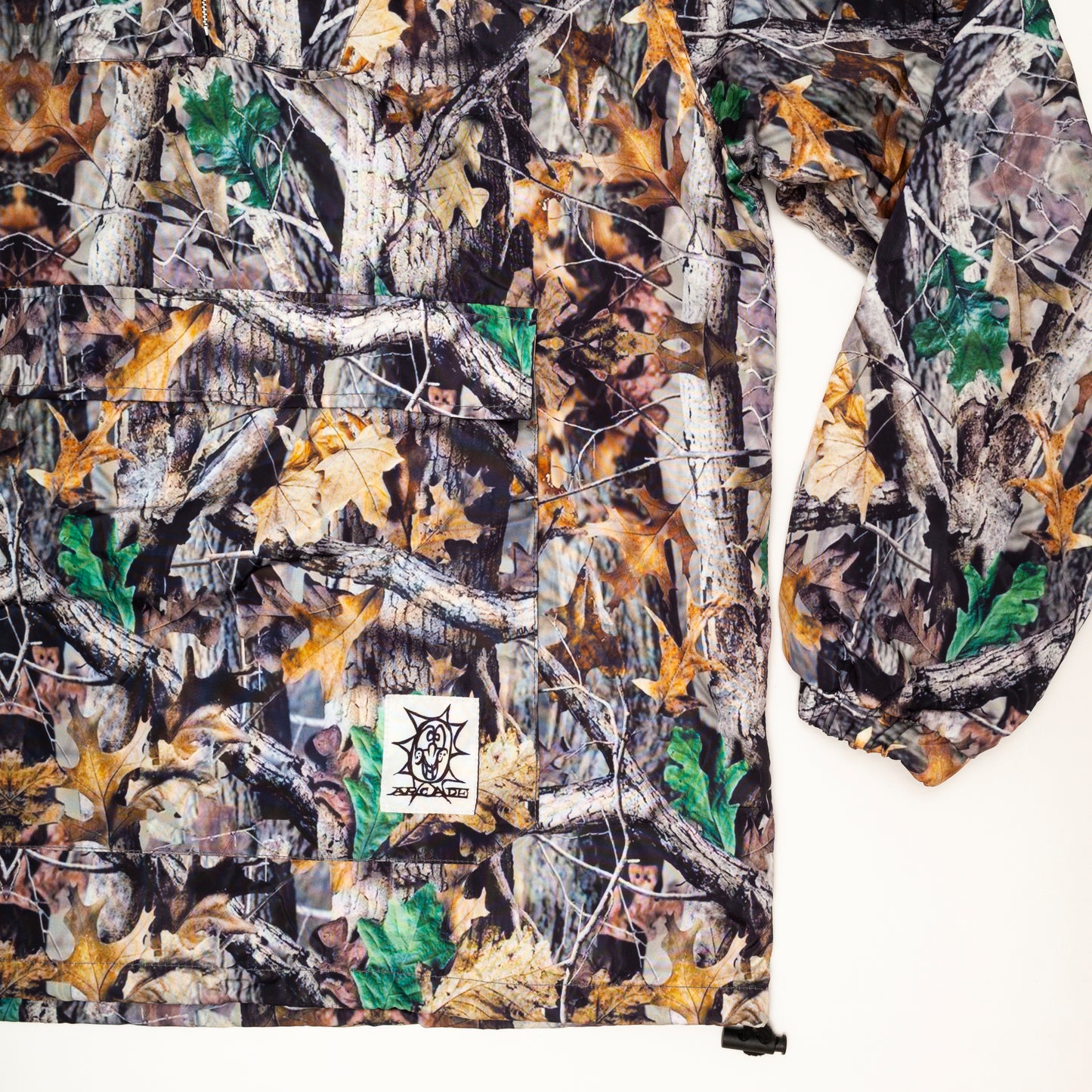 Two Tone Anorak (Camo/ Plaid)
