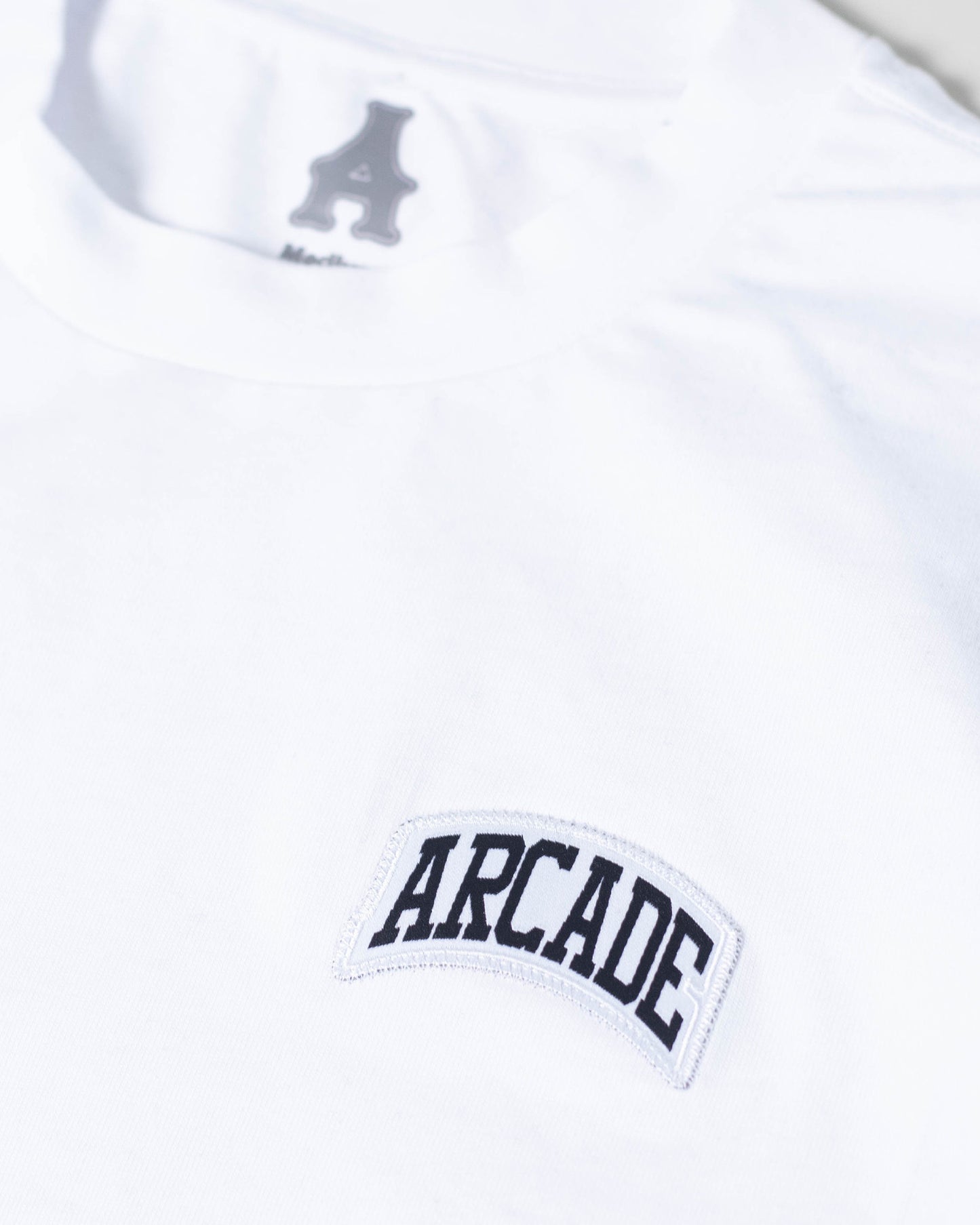 Arch Patch L/S Tee – White