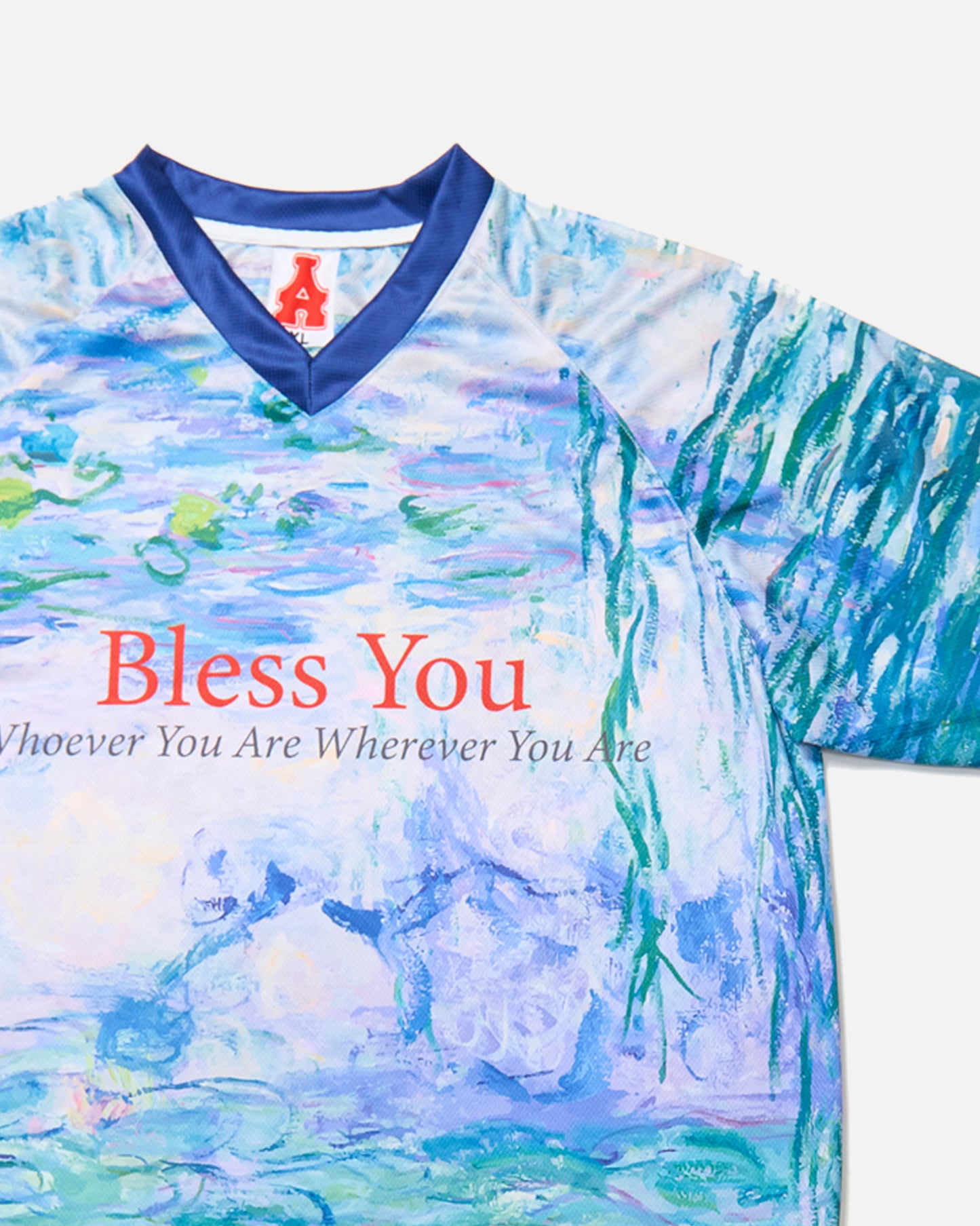 Bless You Football Jersey (Waterlily)