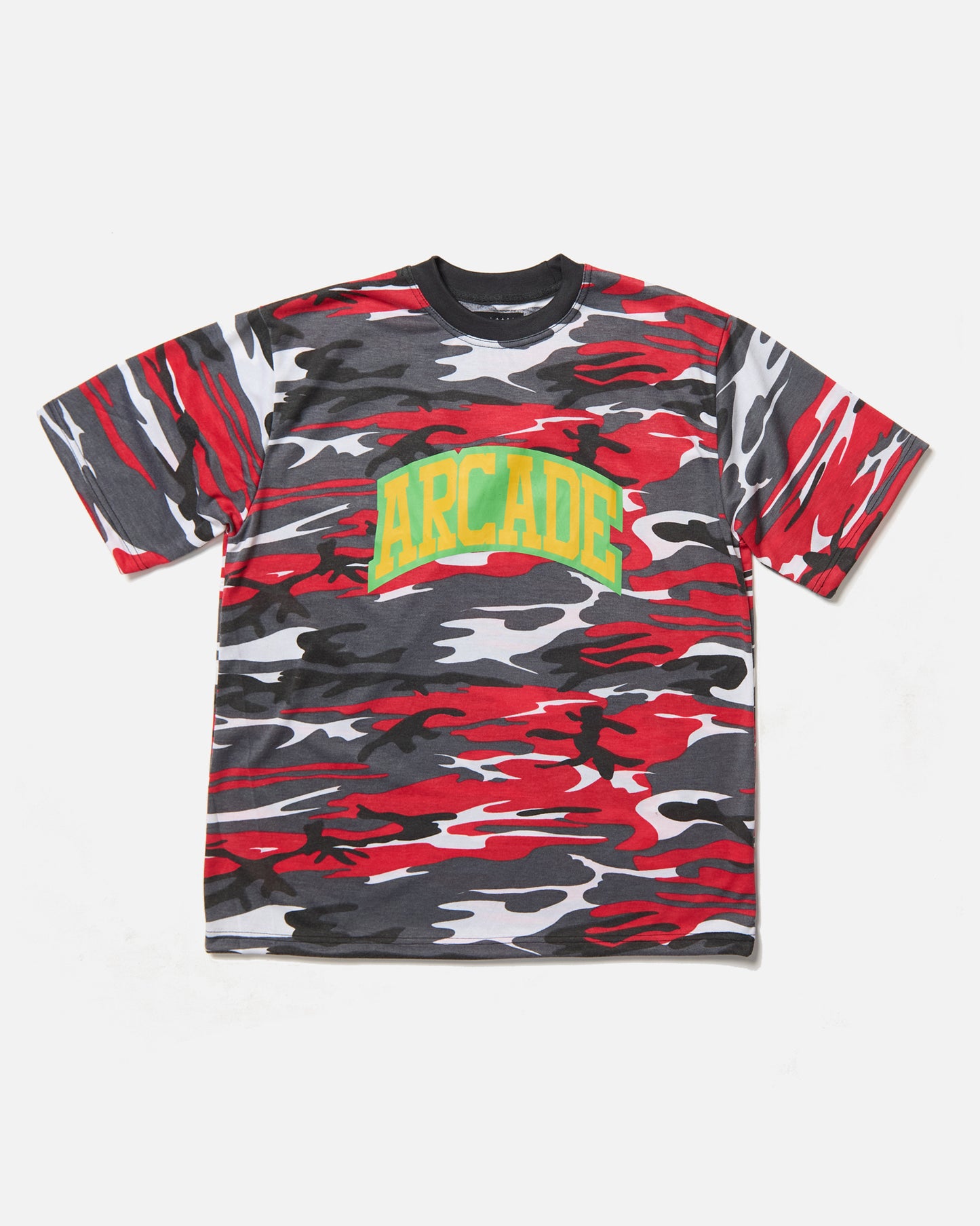 Camo Arch Tee (Forest Fire Red)