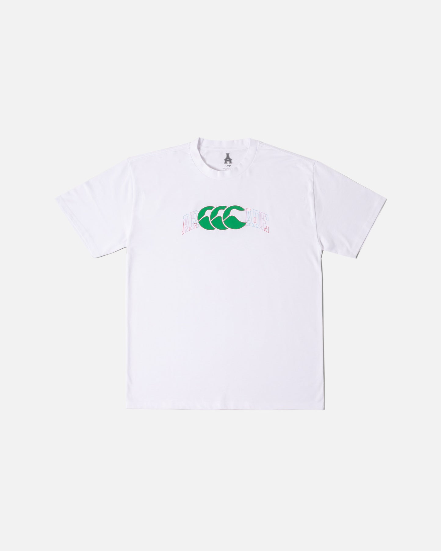 Arcade x Canterbury SS Tee – White —