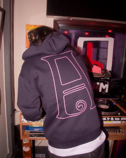 Big Zipper Hood - Navy