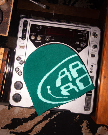 Woven Bubble Beanie - Green