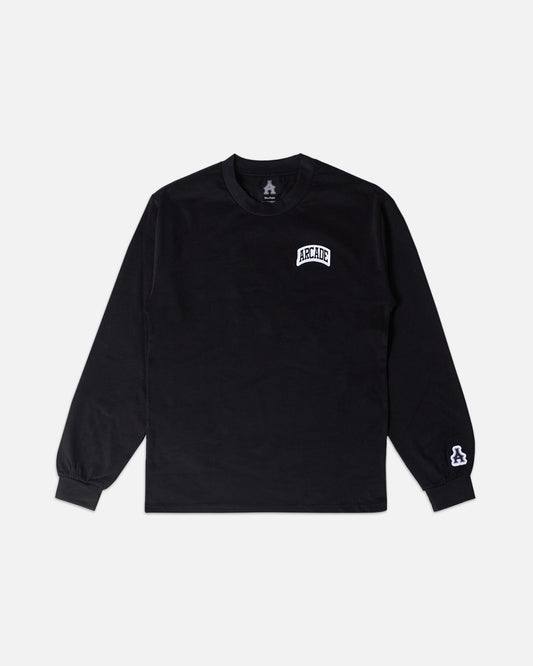 Arch Patch L/S Tee – Black