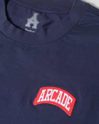 Arch Patch L/S Tee – Navy