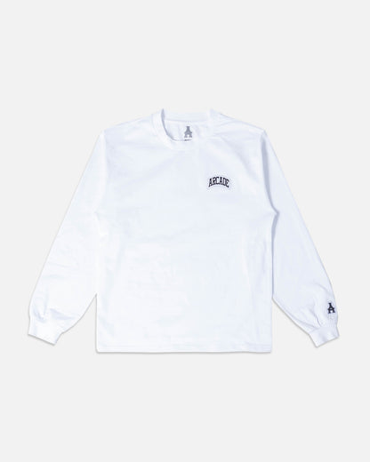 Arch Patch L/S Tee – White
