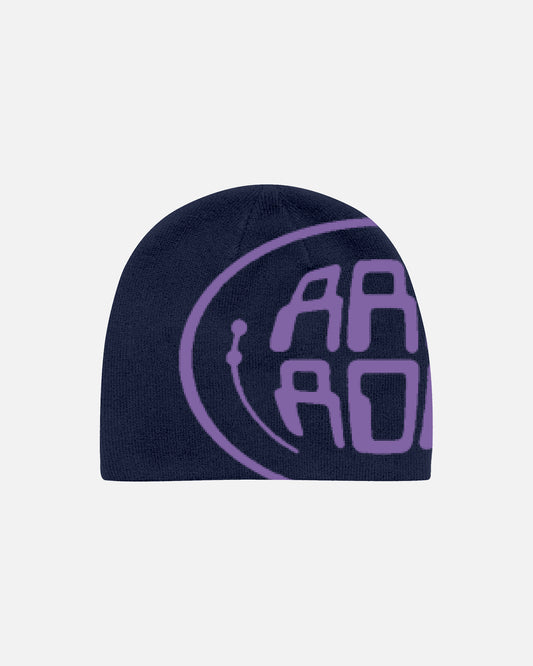 Woven Bubble Beanie - Purp
