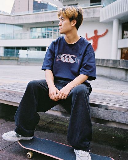 Arcade x Canterbury SS Tee – Navy —