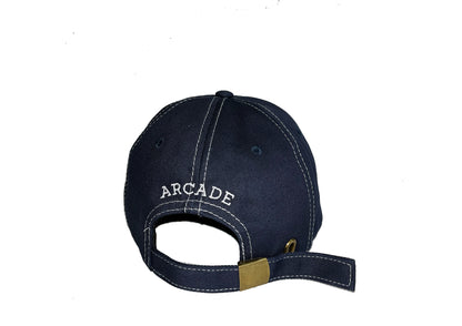 A Hat - Navy/White Contrast Stitch